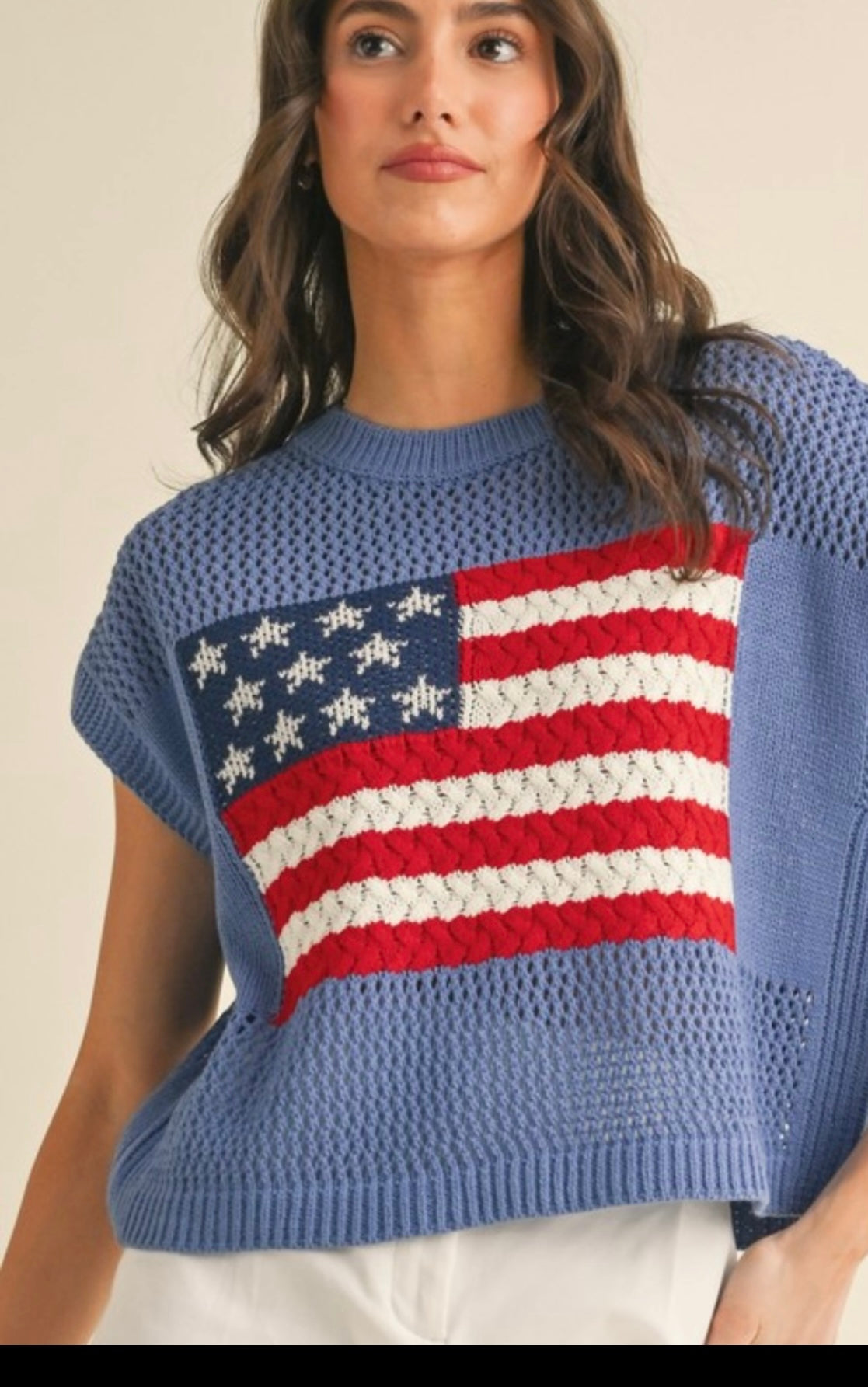 American Flag Sweater