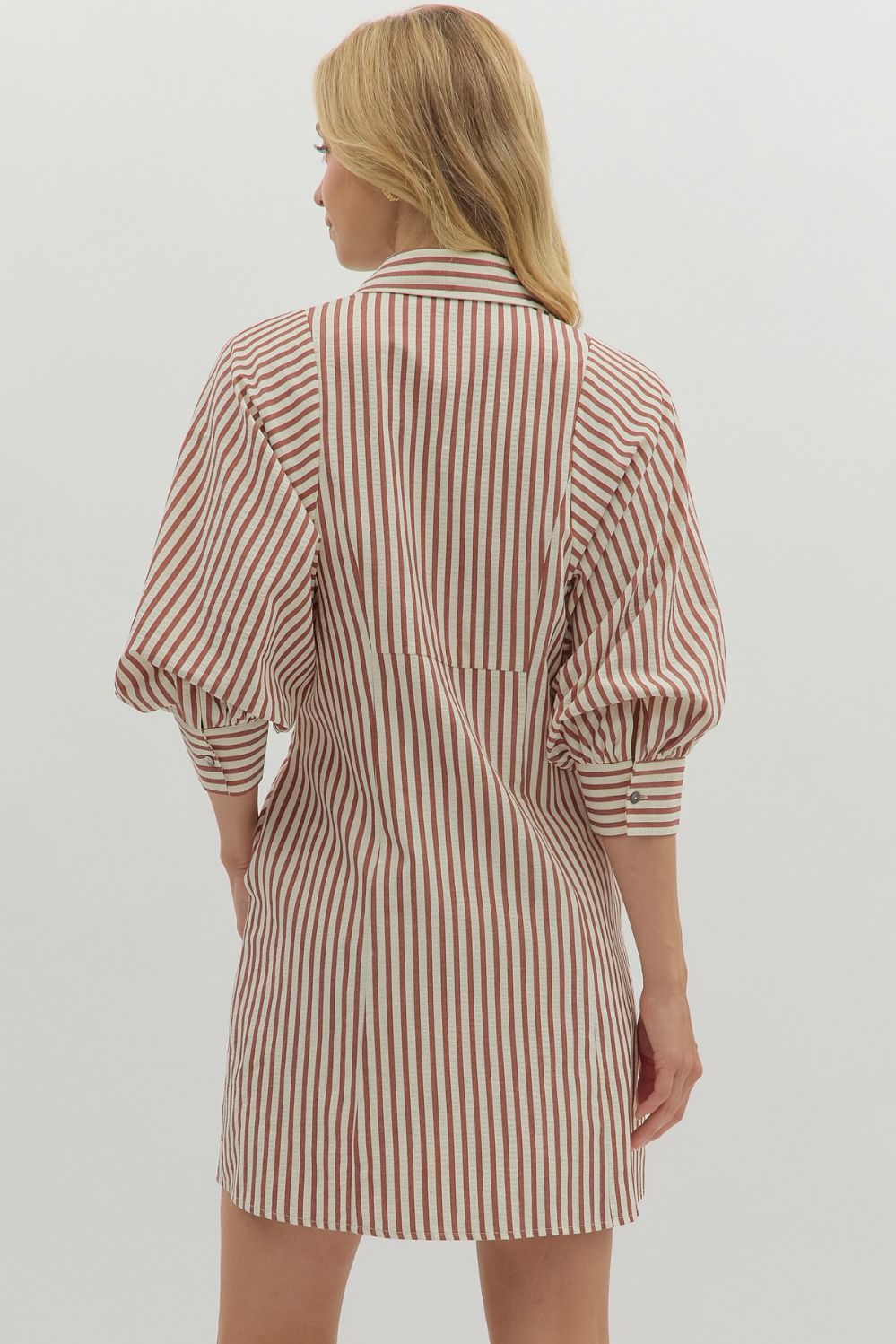 Red Brick Tie Dress