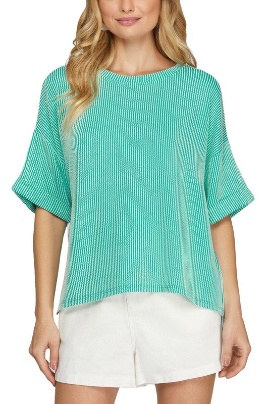 Mint 2-pc wide leg set