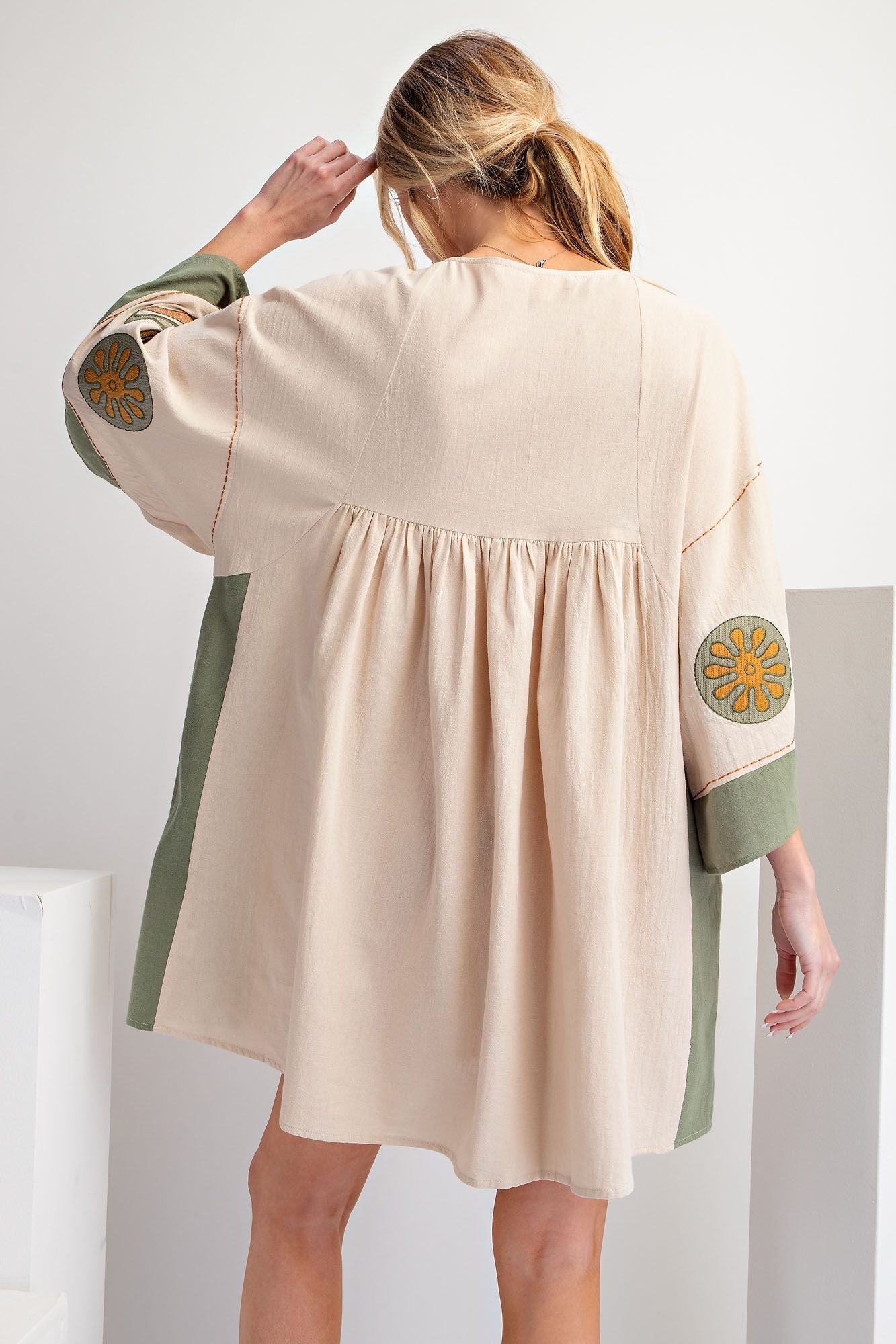 Wild Child Dress in Olive or Blue