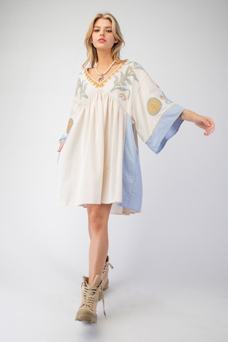 Wild Child Dress in Olive or Blue