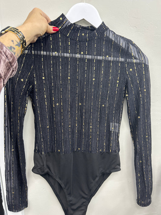 Gold Star Body Suit