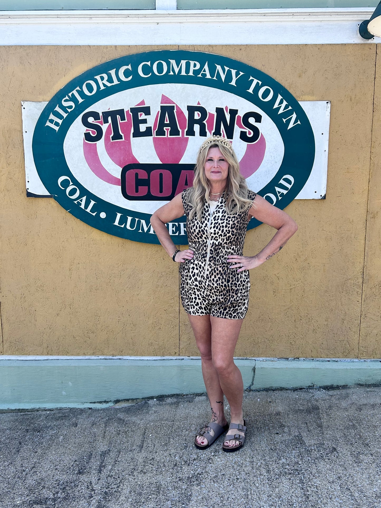 Leopard Romper