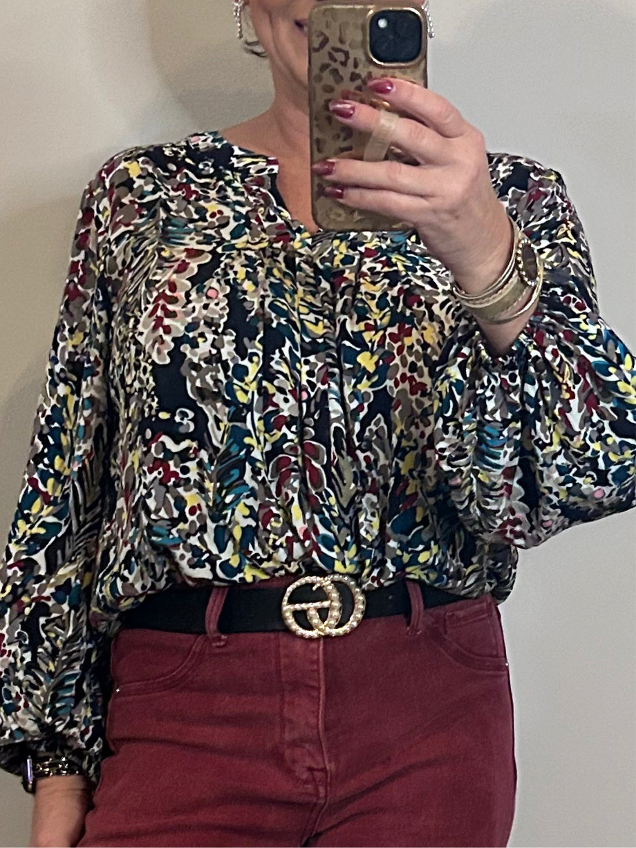 Multicolor top