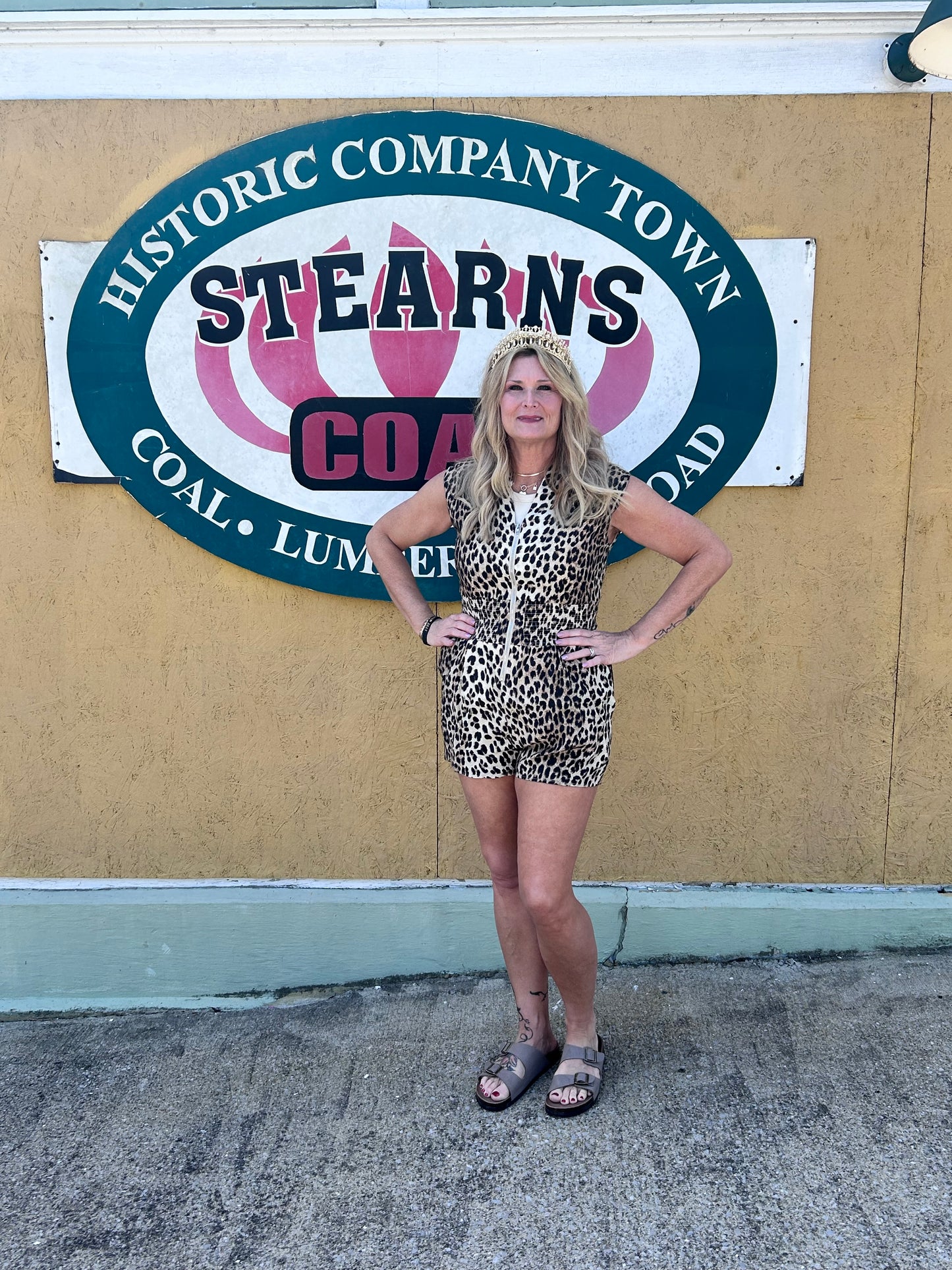 Leopard Romper
