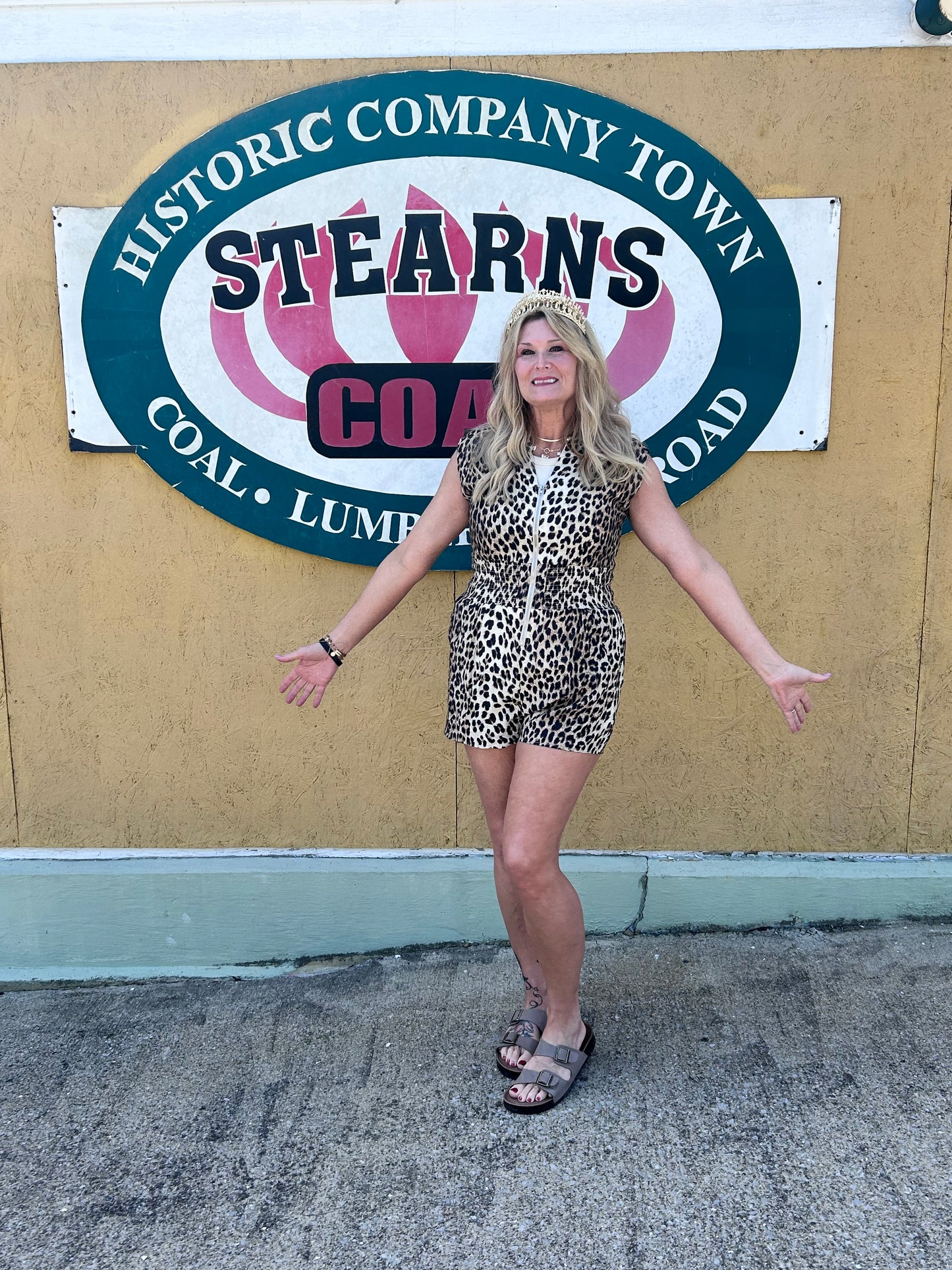 Leopard Romper