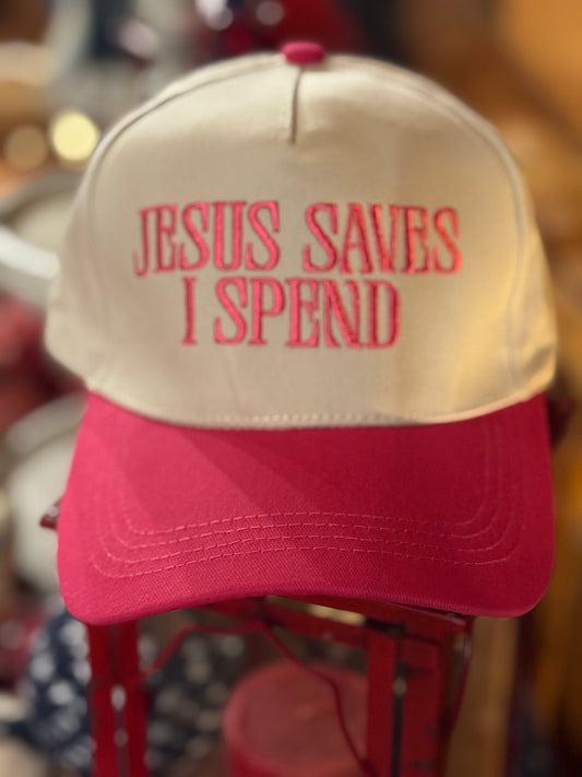 Jesus Saves I Spend Cap