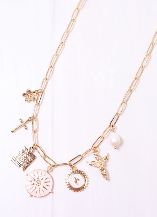 Diana Charm Necklace GOLD