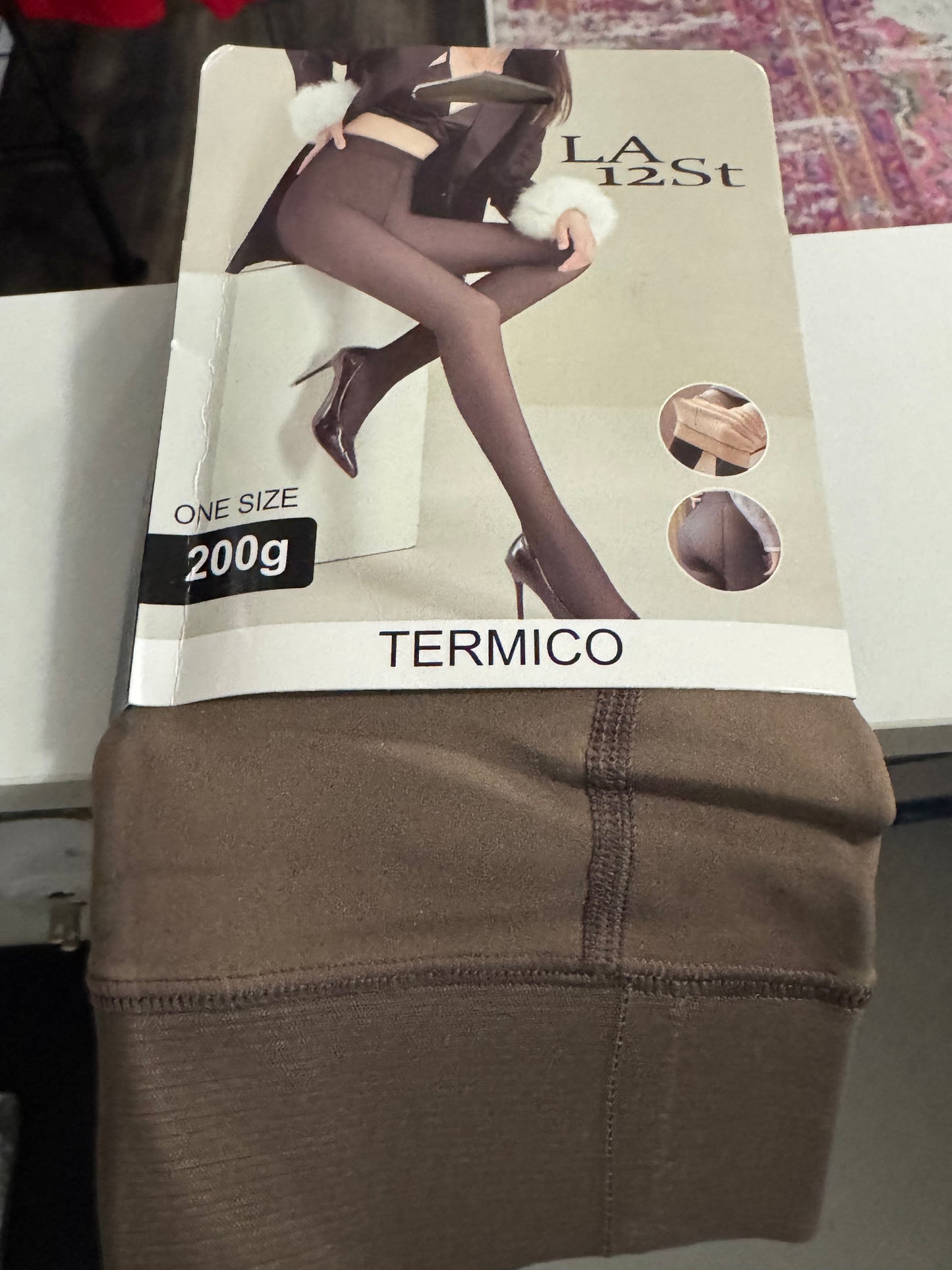 Brown Fleece Lined Pantyhose