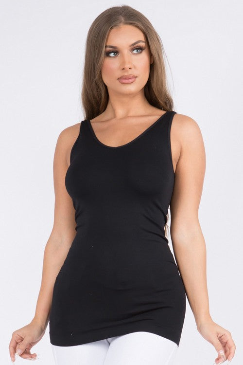 Seamless U or V Neck Tank