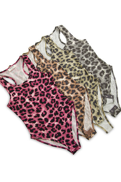 Leopard Print Bodysuits