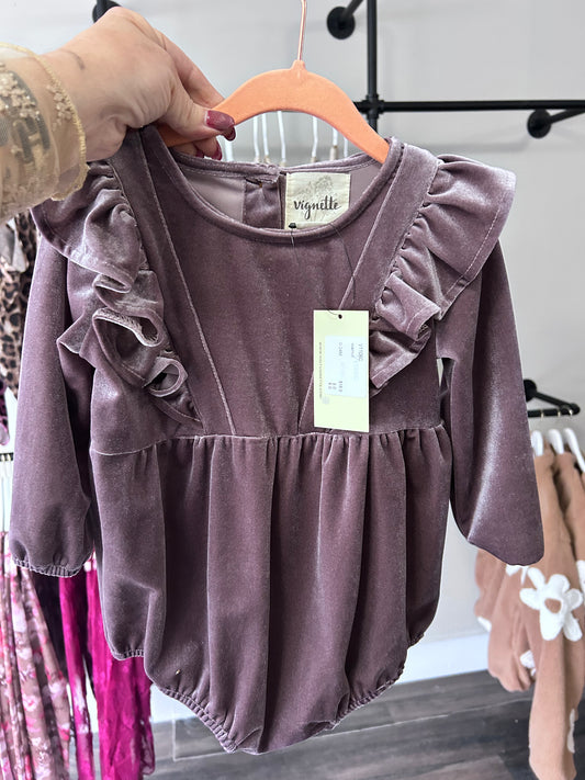 Toddler Velvet Onesie